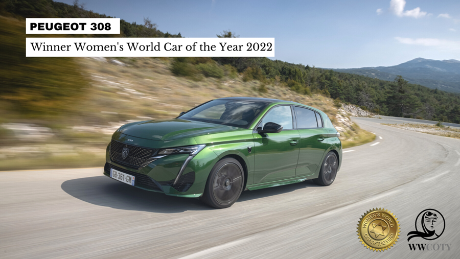 Nieuwe Peugeot 308 wint de Women’s World Car 2022