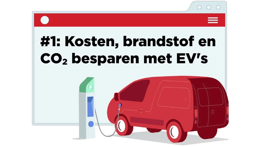 Elektrische voertuigen besparen Europese bedrijven steeds meer