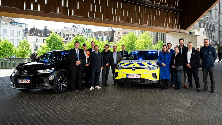 La zone de police de Gand teste un nouveau concept car basé sur la Volkswagen ID.4