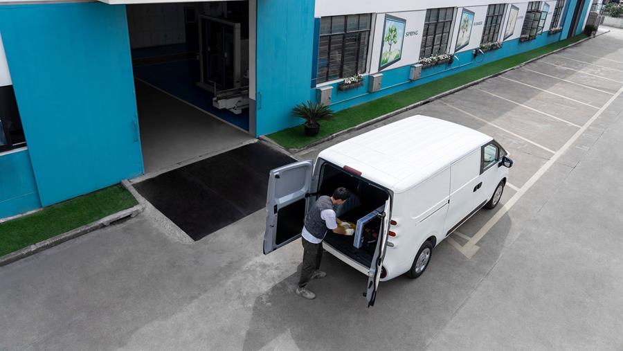 De slimme, speelse en 100% elektrische bestelwagen
